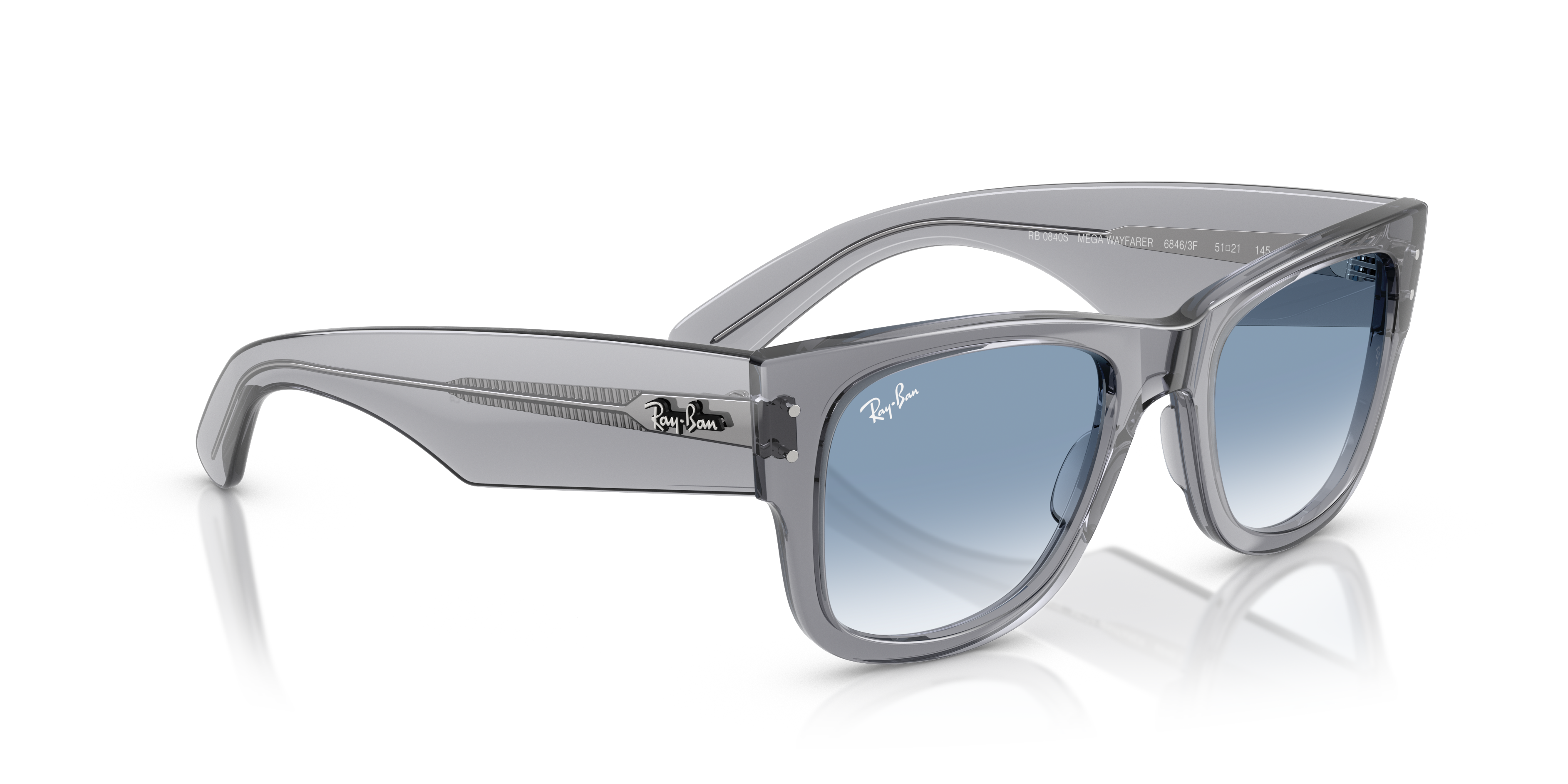 Ray-Ban RB0840S 68463F Mega Wayfarer 